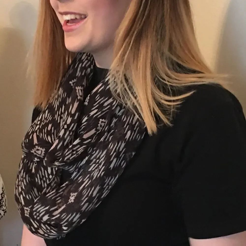 Self Esteem tribal print infinity scarf